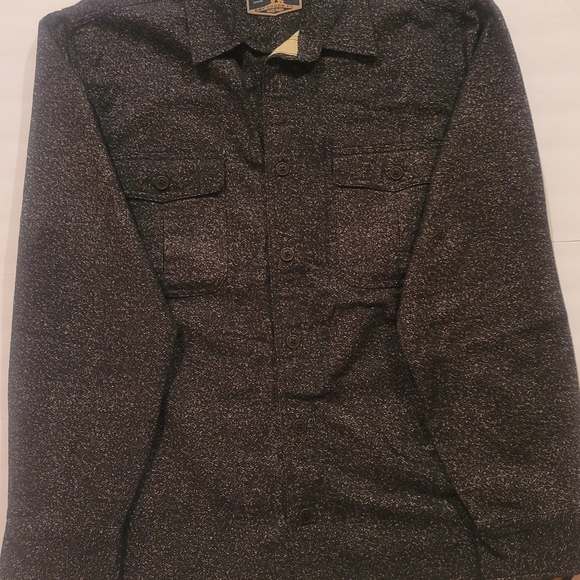 Men's Black Button Down Casual Shirt Size M 23x29 - Picture 1 of 3